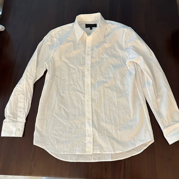 NILI LOTAN Cristobal Men White Button Down Shirt - Picture 10 of 11